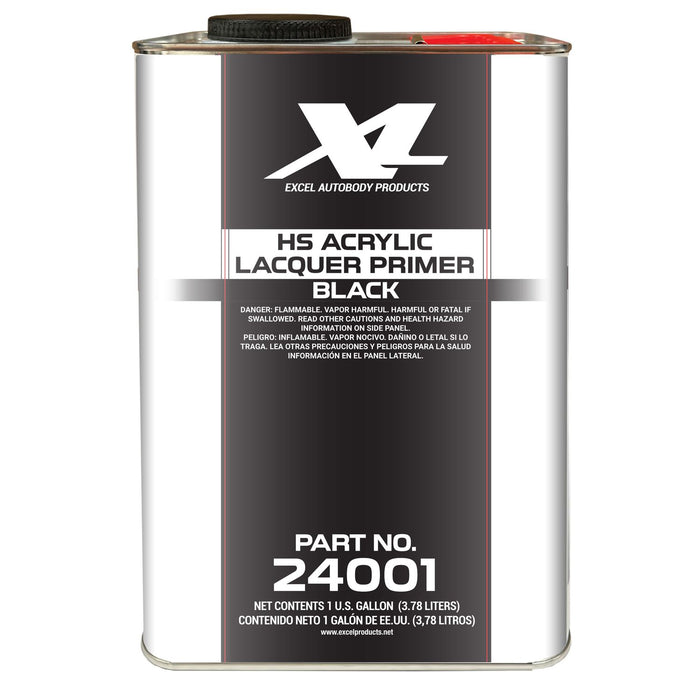 X-L Products High Solids acrylic Lacquer Primer-Black-GL
