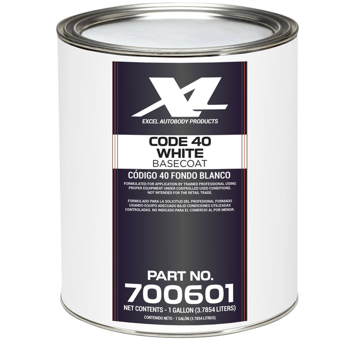 X-L Products 40 WHITE B/C GA.