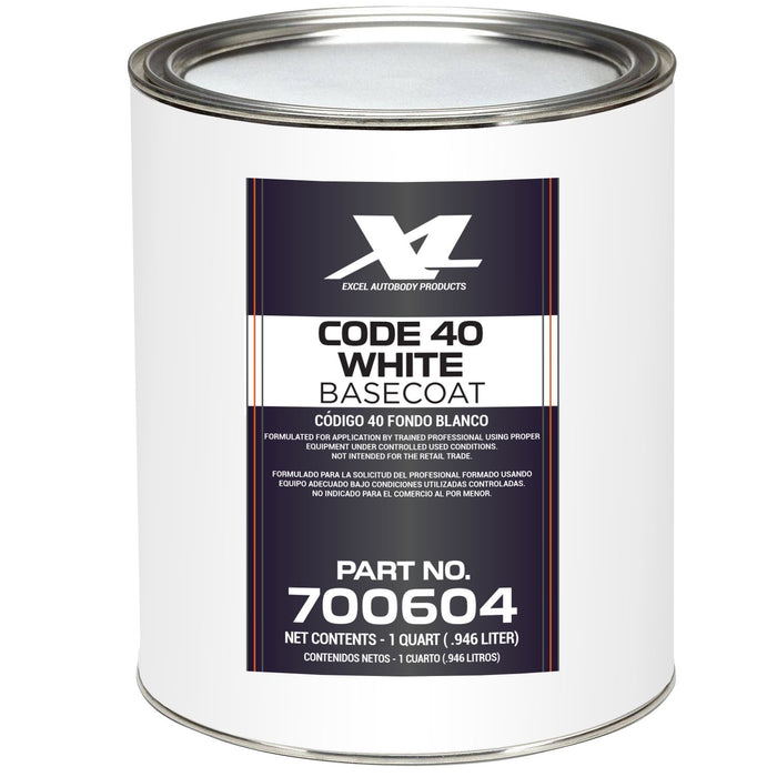 X-L Products 40 WHITE B/C QT.