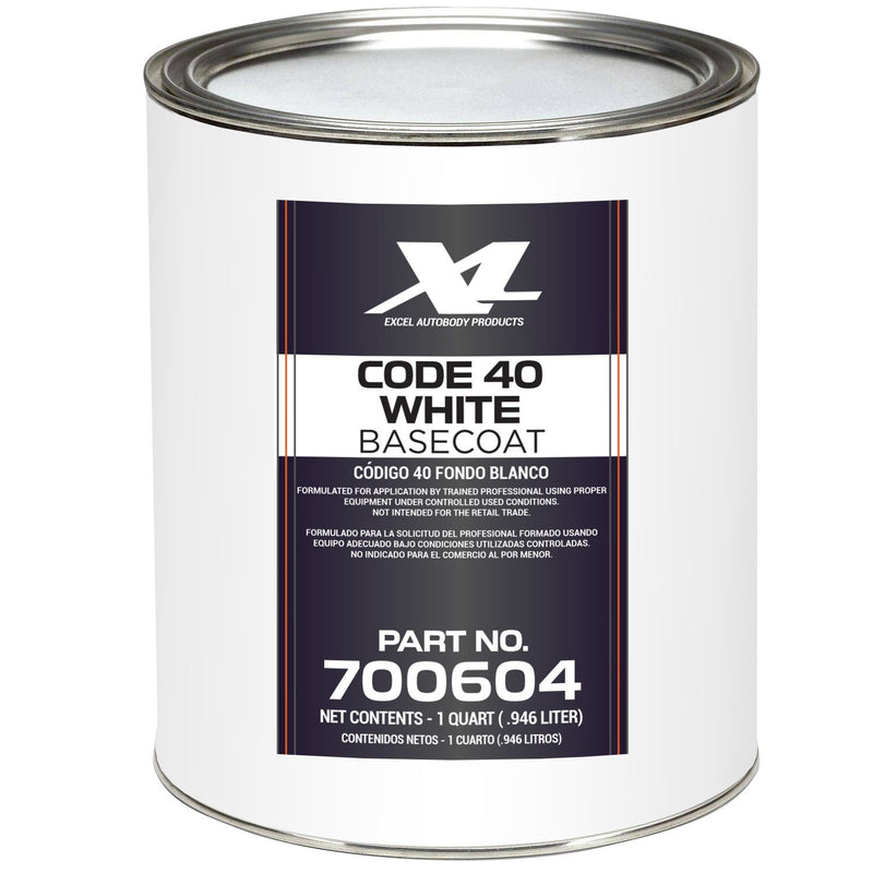 40 WHITE B/C QT.