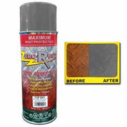 ZeroRust Zero Rust 61SP High Solid Rust Inhibitive Coating, 12 oz Aerosol Can, Gray — view 2