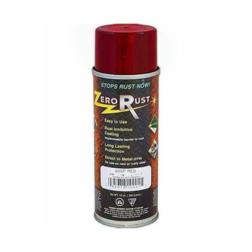 ZeroRust Zero Rust 60SP High Solid Rust and Corrosion Control Coating, 12 oz Aerosol Can, Red — view 2