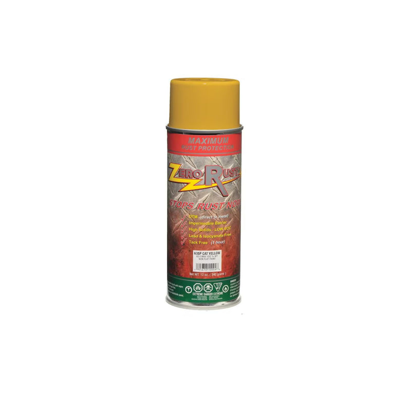 ZeroRust Zero Rust AR-60QT-CA High Solid Zero Rust Primer, 1 qt Aerosol Can, Red
