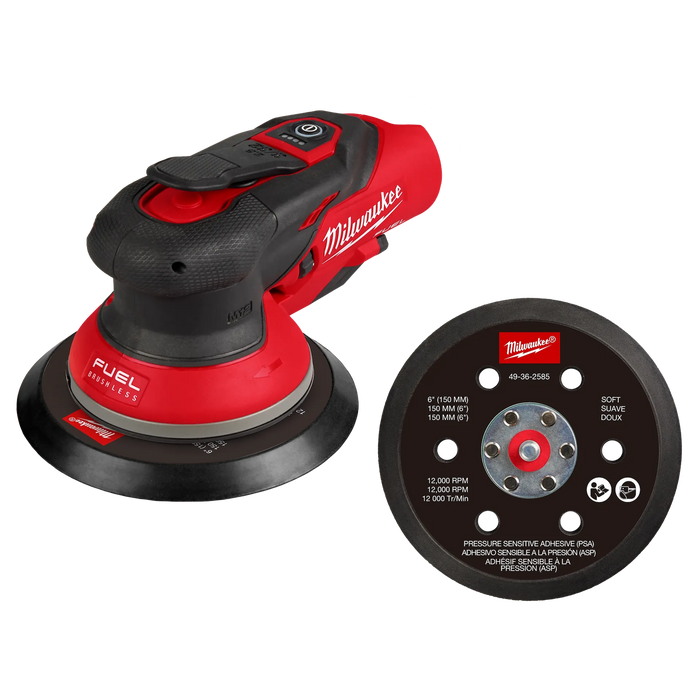 Milwaukee Tools 6" Random Orbital Sander (3/32")