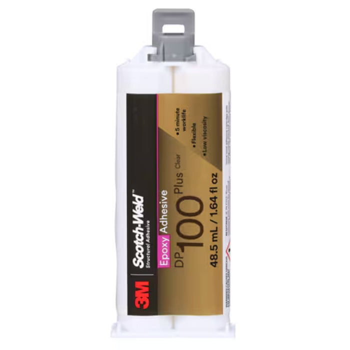 3M Scotch-Weld Epoxy Adhesive DP100 Plus Clear 48.5 mL Duo-Pak 12-Each Case
