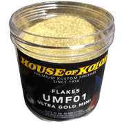 House of Kolor OF KOLOR UMF01-B01 UMF Series Dry Flake, 3 oz Can, Ultra Gold, 1/500th Square — view 3