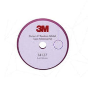 3M Products Perfect-It 34127 Random Orbital Polishing Pad, 6 in Dia, Fine, Hook and Loop Attachment,