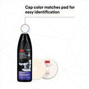 3M Products Perfect-It 34130 Random Orbital Compound, 1 pt Bottle, Liquid, White — view 3