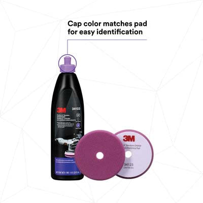 3M Products Perfect-It 34133 Random Orbital Polish, 1 pt Bottle, Liquid, Purple