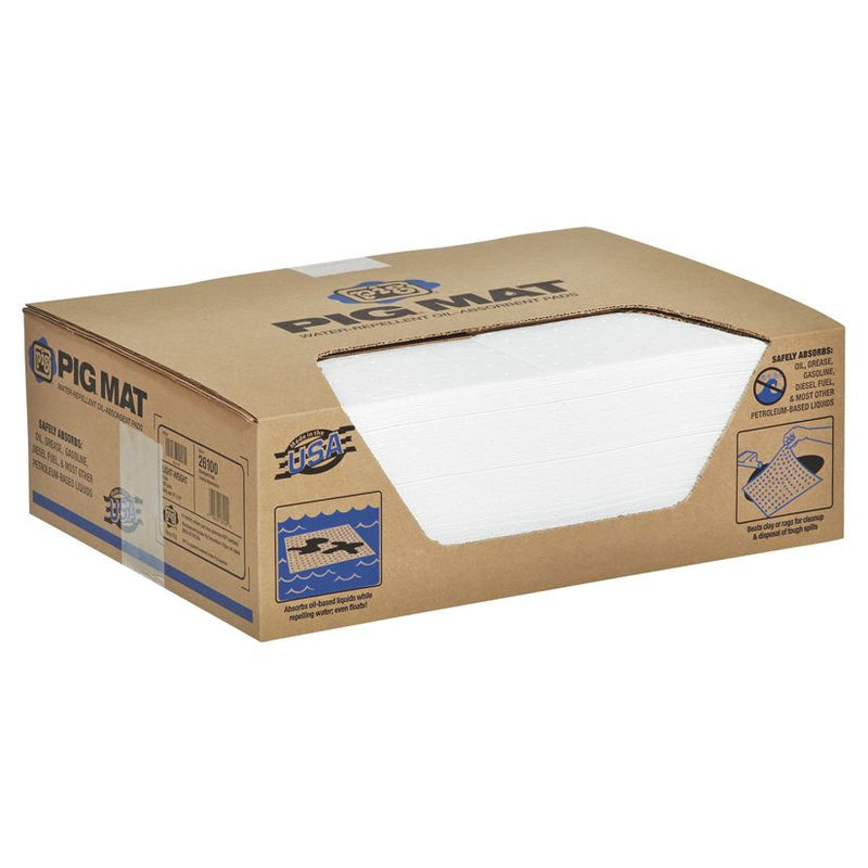 15" X 20" WHITE ABSORBENT PAD