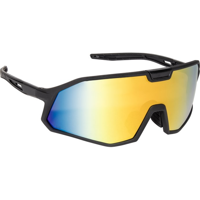SAS Safety Safety Eyewear - Black Frame - Orange Mirror Lens