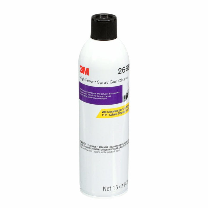 3M™ 26689 High Power Low Voc Spray Gun Cleaner, 15 Oz, 293 G/L Voc, Waterbourne (Y/N): Yes