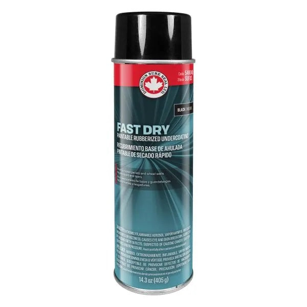 Dominion Sure Seal Fast Dry Paintable Black Rubberized and Low Voc Undercoating