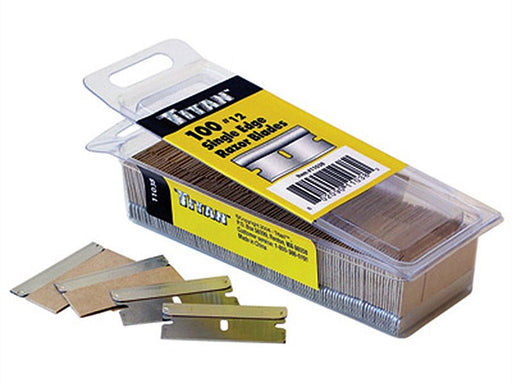Titan Hand Tools Titan 11038 Single Edge Razor Blade, For Use With: Standard Razor Blade Tools