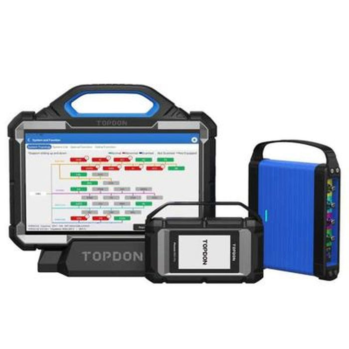 Topdon Phoenix Max w/Scope - 13.3" OE-Level Scan Tool, Docking Station & 4 Ch Oscillosc