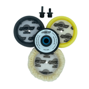Buff and Shine and SHINE TP-3 Buffing Kit, 3 in Dia, Hook and Loop Attachment, Wool and Foam Pad, Be — view 5