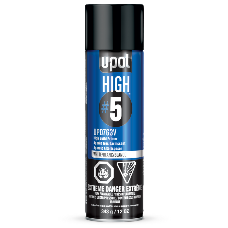 HIGH#5 High Build Primer White 450ml Aerosol (Part 0763V)