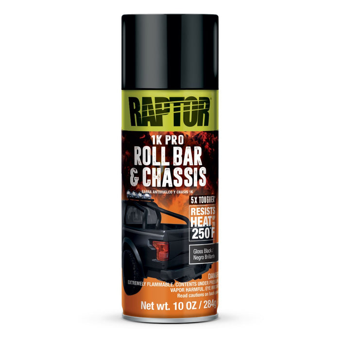 RAPTOR 1K Roll Bar & Chassis Gloss Black 10oz