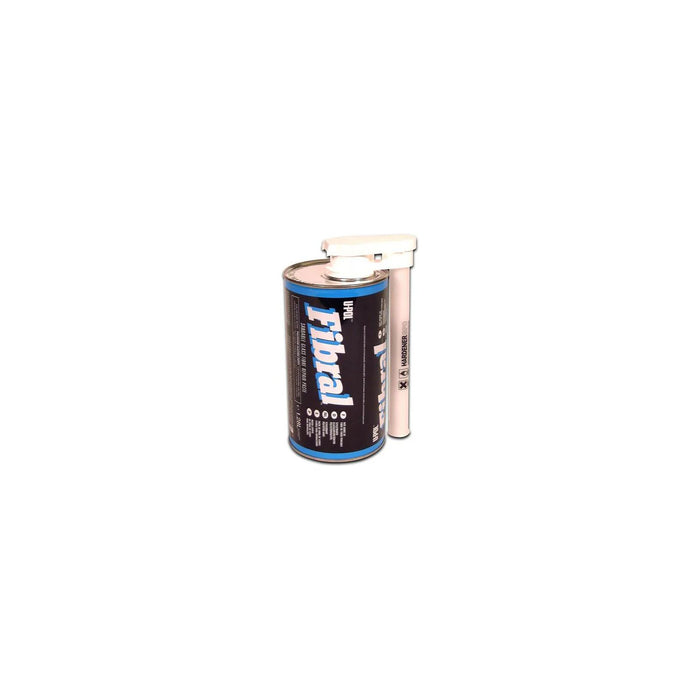 U-POL FIBRAL UP0717 Fiberglass Filler, 1.3 L Can, Yellow, Fibrous/Paste