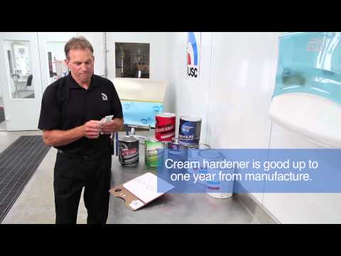 US Chemical & Plastics 27114 Cream Hardener, 4 oz, Paste — White — view 2