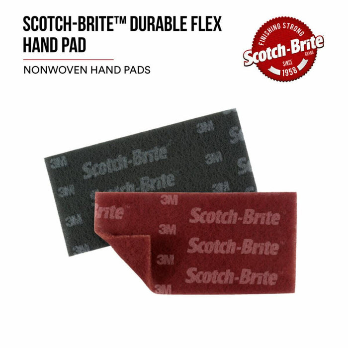 3m-64660 scotch-brite grey scuff pads ultra fine hand sanding pads (25/bx)