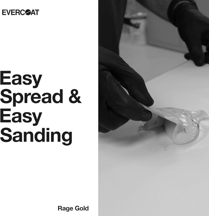 EVERCOAT RAGE GOLD 100112 PREMIUM LIGHTWEIGHT BODY FILLER + HARDENER+SPREADERS