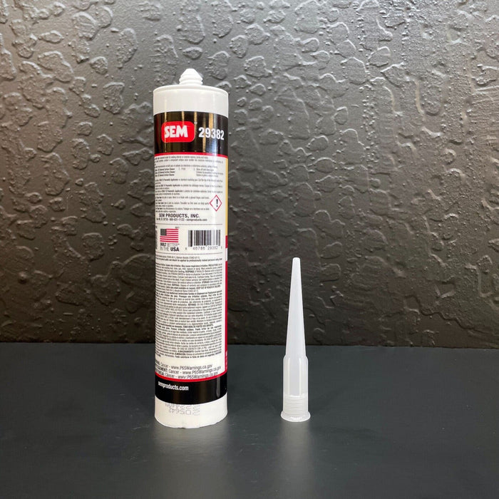 SEM 29362 1-Component Seam Sealer, 10.1 fl-oz Tube,Liquid,White,24hr ~70F Curing