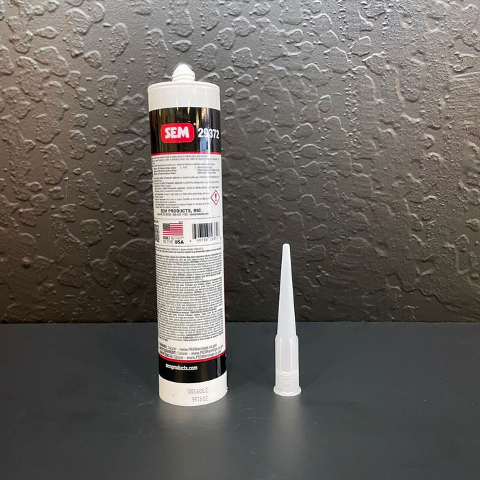 SEM 29372 1-Component Seam Sealer, 10.1 fl-oz Tube,Liquid,Gray,24hr ~70F Curing