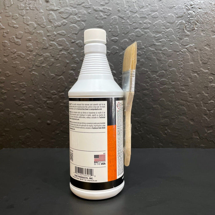 SEM 69504, Rust Mort, Rust Conversion Compound with 2" brush