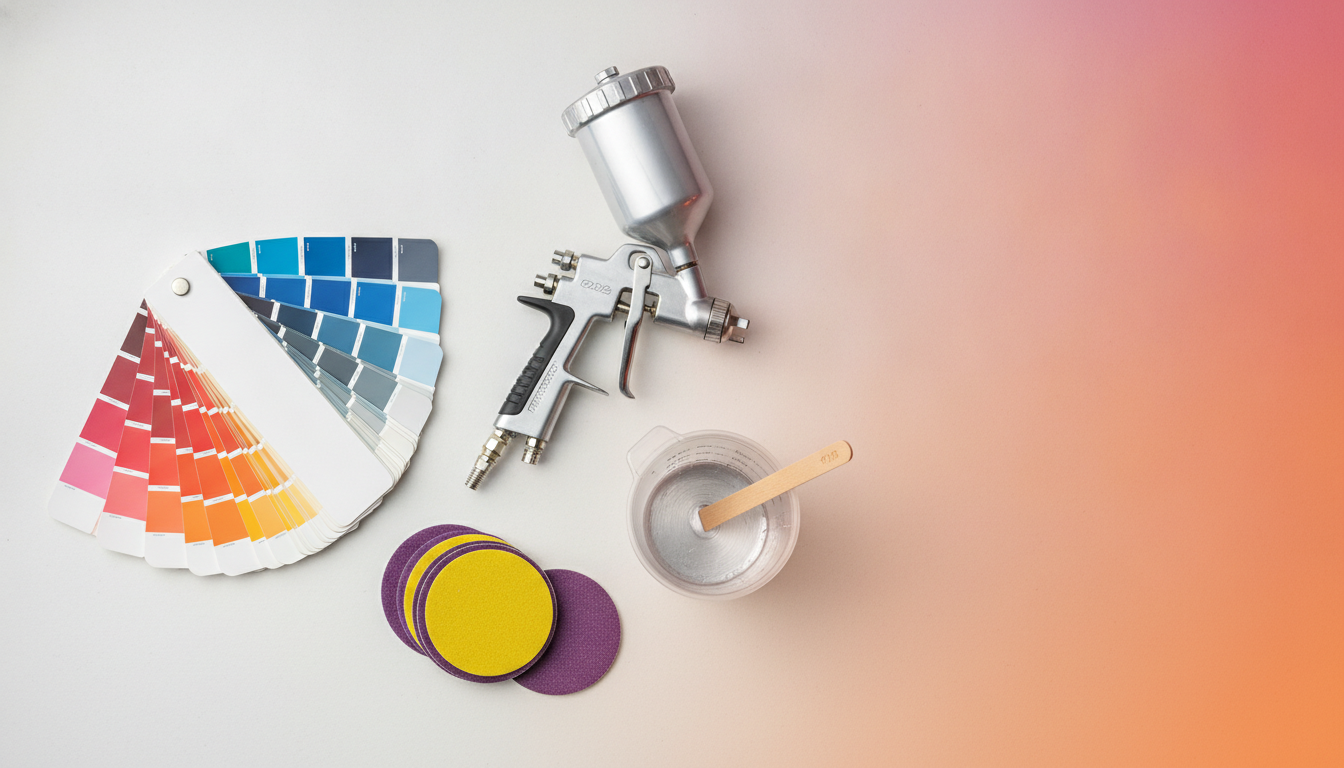 Professional auto-body refinishing tools
